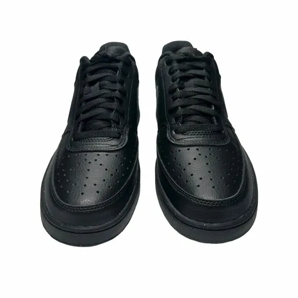 🤩Mens Comfy Shoes Nike Court Vision Lo Next Nature Sz 9 Black DH2987-002 Basic