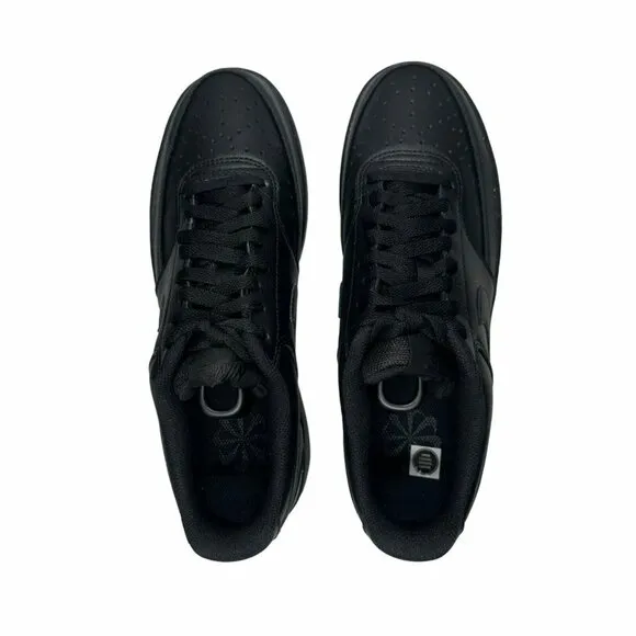 🤩Mens Comfy Shoes Nike Court Vision Lo Next Nature Sz 9 Black DH2987-002 Basic