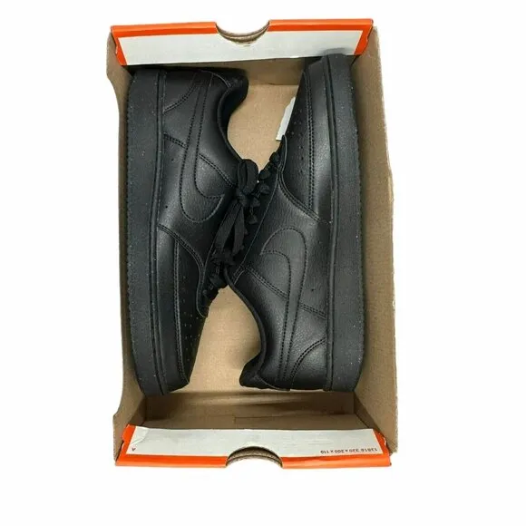 🤩Mens Comfy Shoes Nike Court Vision Lo Next Nature Sz 9 Black DH2987-002 Basic