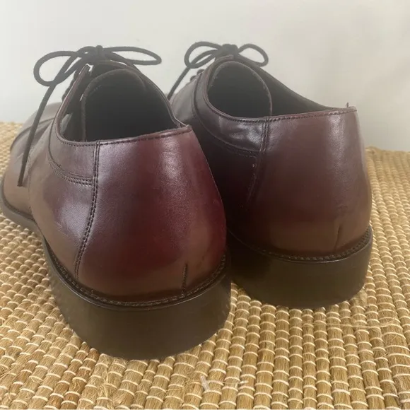 Men’s J Murphy by Johnston &amp; Murphy Burgundy Lace Up Dress Shoes Size 12