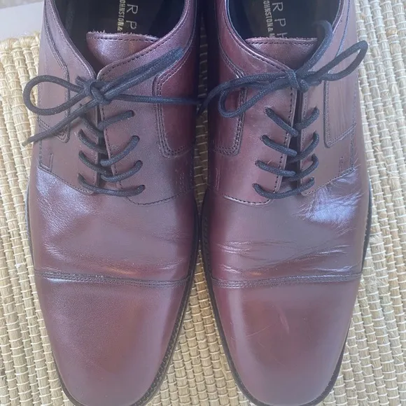 Men’s J Murphy by Johnston &amp; Murphy Burgundy Lace Up Dress Shoes Size 12
