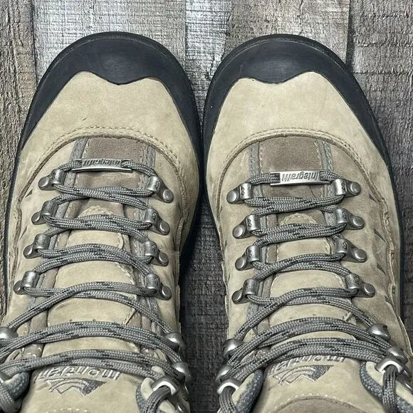 Mens Montrail Gentor Brown Leather Mid Waterproof Hiking Boots Shoes Size 8‎ D