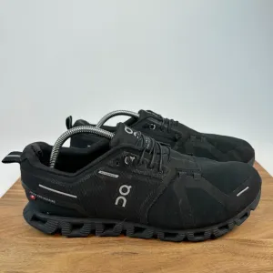 Mens On Cloud 5 Black Athletic Waterproof Running Sneakers Shoes Size 11 D GUC