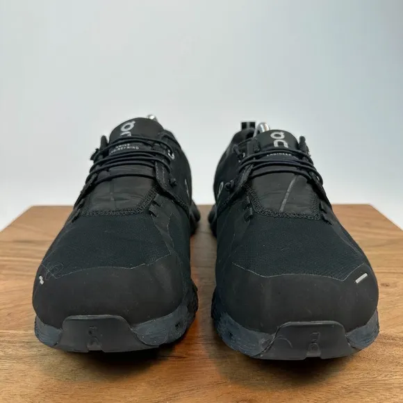 Mens On Cloud 5 Black Athletic Waterproof Running Sneakers Shoes Size 11 D GUC