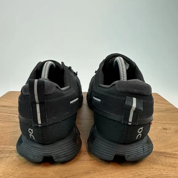 Mens On Cloud 5 Black Athletic Waterproof Running Sneakers Shoes Size 11 D GUC