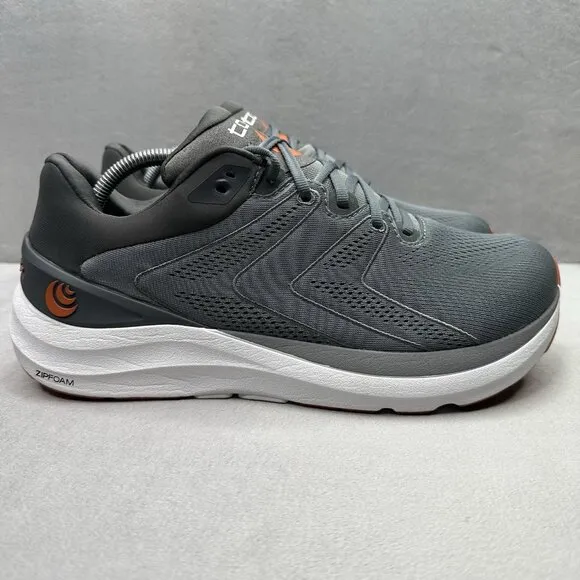 Mens Size 11.5 Topo Phantom 2 Shoes Gray/Clay Athletic Running Training Sneakers