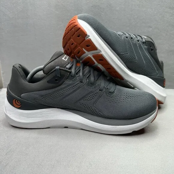 Mens Size 11.5 Topo Phantom 2 Shoes Gray/Clay Athletic Running Training Sneakers