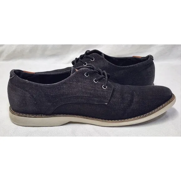Men's SONOMA Goods for Life™ Sawyer Oxford Shoes Casual Dark Gray Black 12 M