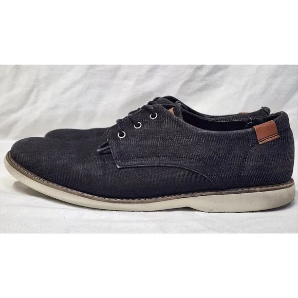 Men's SONOMA Goods for Life™ Sawyer Oxford Shoes Casual Dark Gray Black 12 M