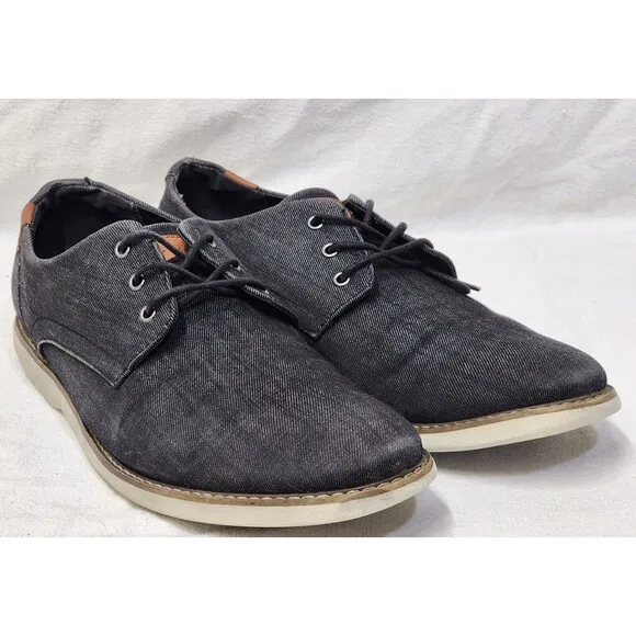 Men's SONOMA Goods for Life™ Sawyer Oxford Shoes Casual Dark Gray Black 12 M