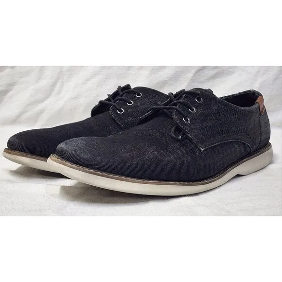 Men's SONOMA Goods for Life™ Sawyer Oxford Shoes Casual Dark Gray Black 12 M