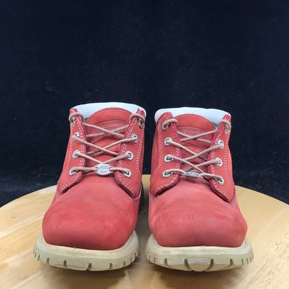 Men’s Timberland Premium 6-inch Waterproof Boot Red/white Nubuck 8940 Size 8M
