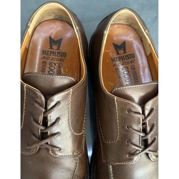 Mephisto Able Air Relax Goodyear Welt $280 Men's Casual Shoes Size 9.5 Leather
