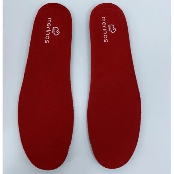 Merino Mens 12 Red Australian Wool Casual Athleisure Sneaker Lace Shoes Foam EUC
