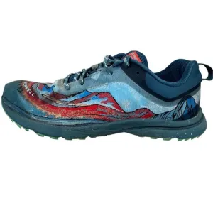 Merrell Antora X Trail Sisters Trail Running Vegan Shoes Mountain Print Size 9
