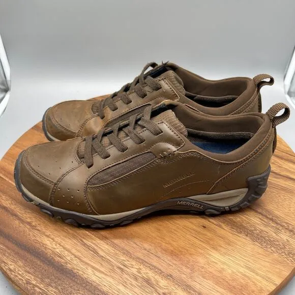 Merrell Bellot Dark Earth Shoes Mens Size 13 Brown Casual Walking Hiking Comfort
