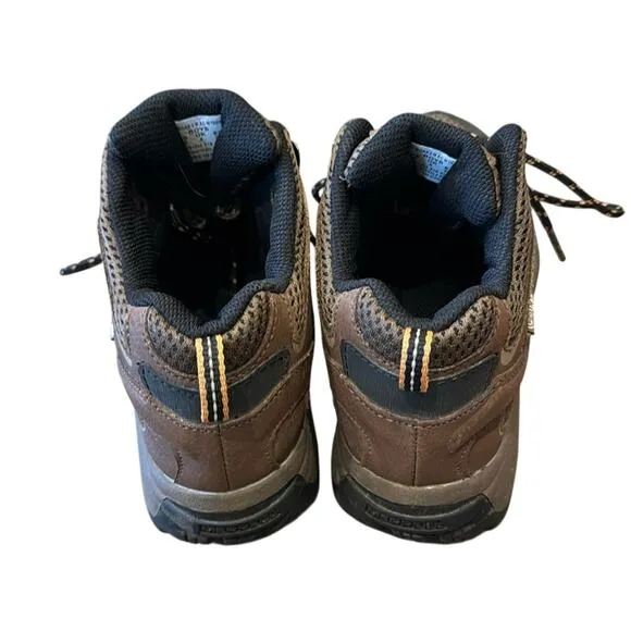 Merrell Boys Moab 2 Mid Waterproof Hiking Shoes Brown Black Size 5