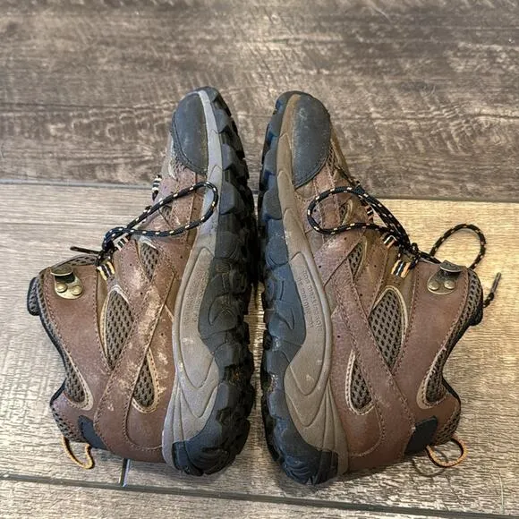 Merrell Boys Moab 2 Mid Waterproof Hiking Shoes Brown Black Size 5