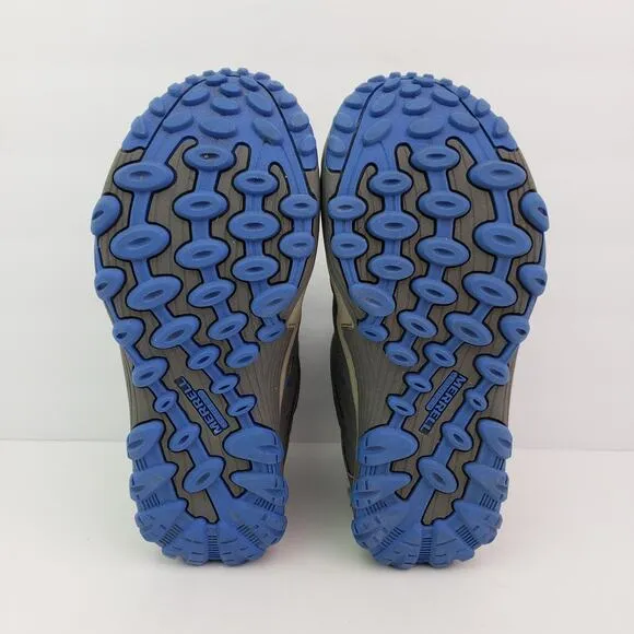 Merrell Chameleon 7 Boys Size 2Y Gray Waterproof Outdoors Hiking Sneaker Shoes