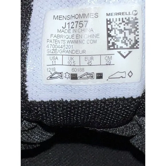 MERRELL Chameleon 7 Limit Mid Waterproof Men's Turbulence Shoes J12757 Sz 11