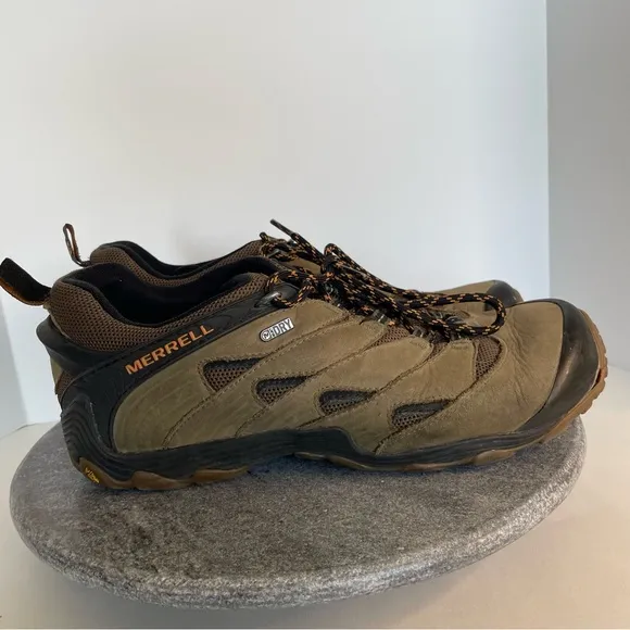 Merrell Chameleon Brown Black Hiking Sneakers Shoes 12