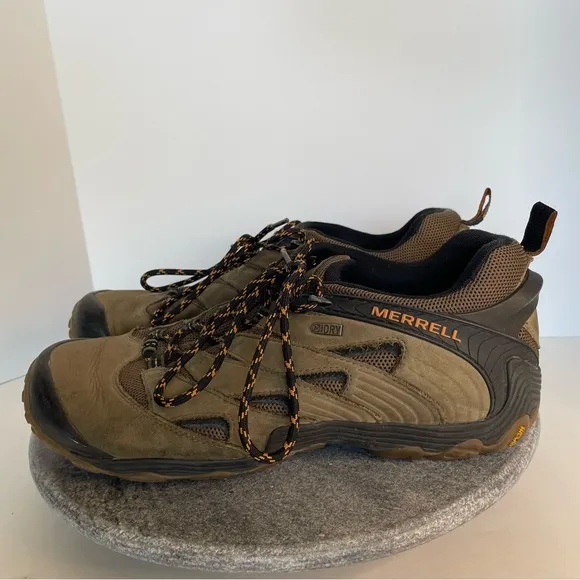 Merrell Chameleon Brown Black Hiking Sneakers Shoes 12