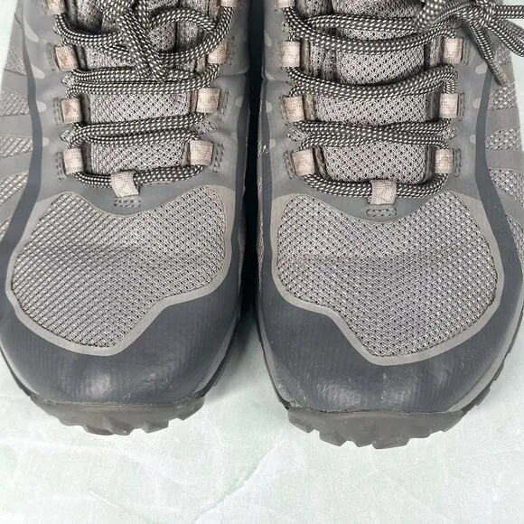 Merrell Hiking Shoes Womens Size 9 Grey Dry Select Waterproof J46578 Mid Boots