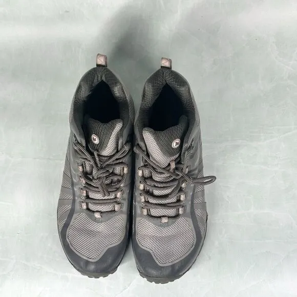 Merrell Hiking Shoes Womens Size 9 Grey Dry Select Waterproof J46578 Mid Boots