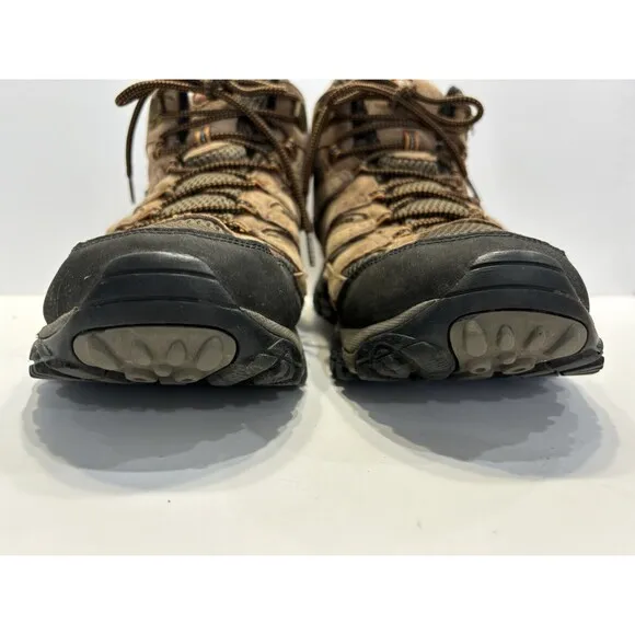 Merrell Mens Moab 2 Earth Hiking Shoes J06051 Brown Leather Waterproof Sz 12W