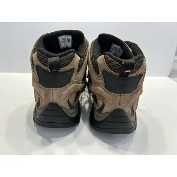 Merrell Mens Moab 2 Earth Hiking Shoes J06051 Brown Leather Waterproof Sz 12W