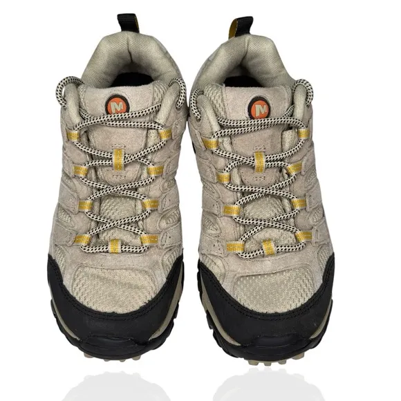 Merrell Moab 2 Ventilator Womens Size 8 Taupe Outdoor Vibram Hiking Trail Shoes