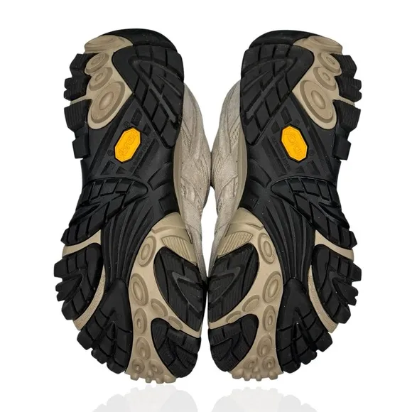 Merrell Moab 2 Ventilator Womens Size 8 Taupe Outdoor Vibram Hiking Trail Shoes