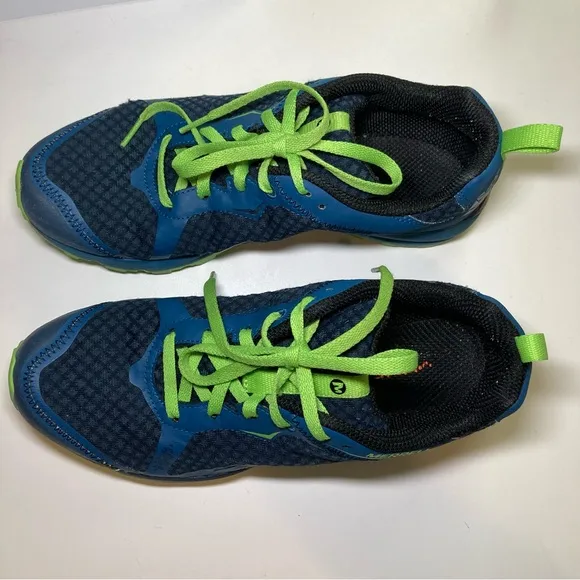 Merrell Unifly Bright Green Shoes Men's 9 Running Shoes Training Black Blue