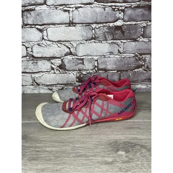 Merrell Vapor Glove 3 Azalea Pink Barefoot Minimalist Running Shoes Women 39EU