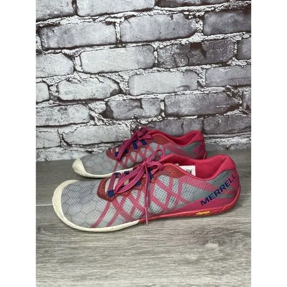 Merrell Vapor Glove 3 Azalea Pink Barefoot Minimalist Running Shoes Women 39EU