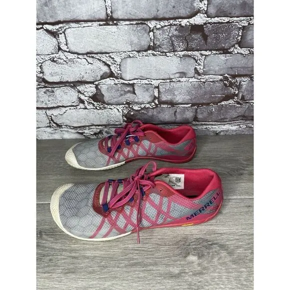 Merrell Vapor Glove 3 Azalea Pink Barefoot Minimalist Running Shoes Women 39EU