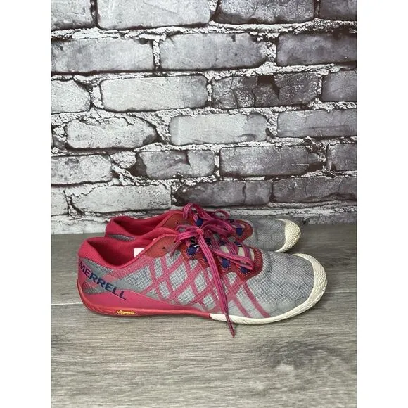 Merrell Vapor Glove 3 Azalea Pink Barefoot Minimalist Running Shoes Women 39EU