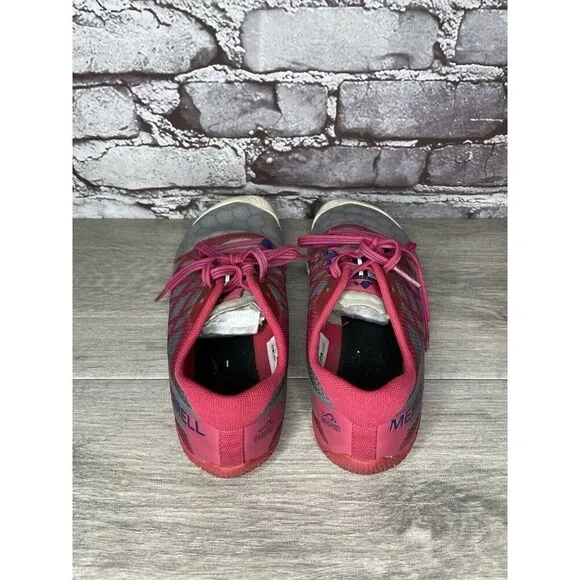 Merrell Vapor Glove 3 Azalea Pink Barefoot Minimalist Running Shoes Women 39EU