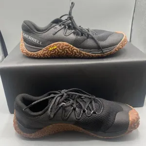 MERRELL VIBRAM OUTDOOR TRAIL GLOVE 7 SHOE WOMENS Size 8 BLACK GUM SOLE J067708