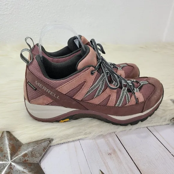 Merrell Women's Siren Sport 3 hiking shoes Waterproof Marron dark pink size 8