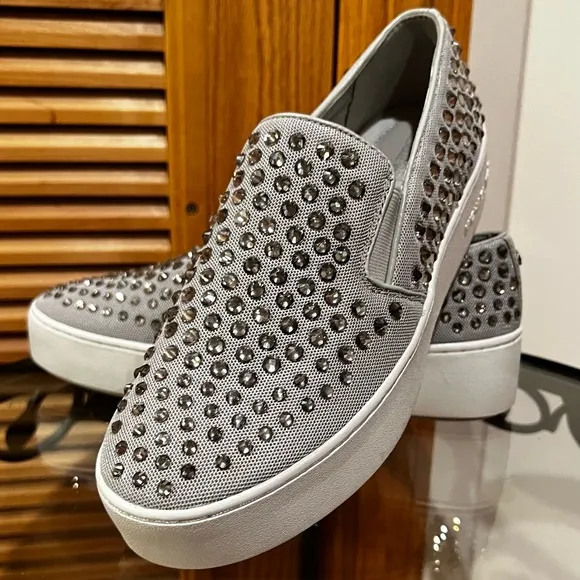 Michael Kors Stunning Silver Sneakers | 7.5 NOWT 🪩🤩