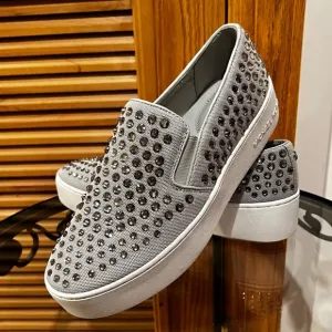 Michael Kors Stunning Silver Sneakers | 7.5 NOWT 🪩🤩