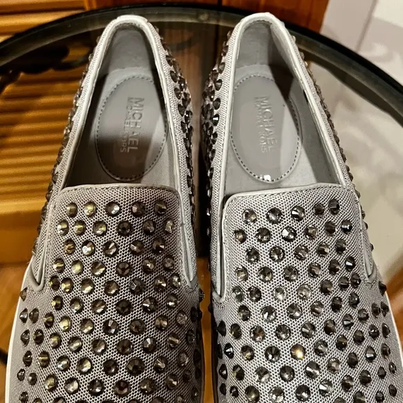 Michael Kors Stunning Silver Sneakers | 7.5 NOWT 🪩🤩