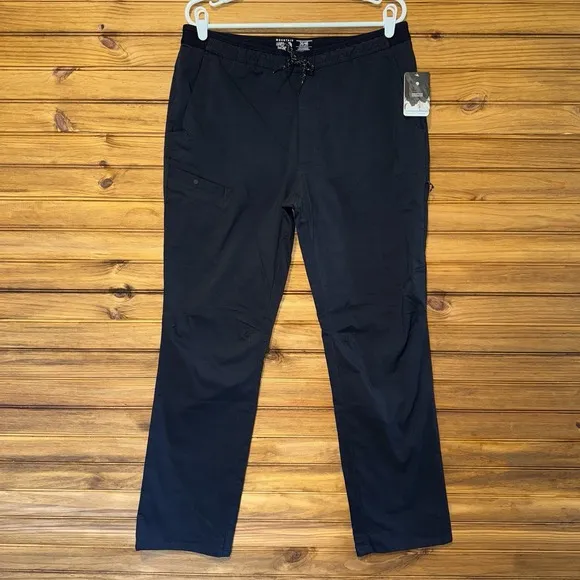 Mountain Hardwear AP Scrambler Pants Men 36x32 Black Hiking Pants Stretch OM0326
