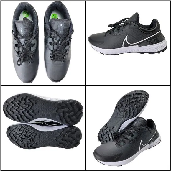 MSRP $110, Nike Men's Infinity Pro 2 Golf Shoes, size 9.5, Black/White. From t