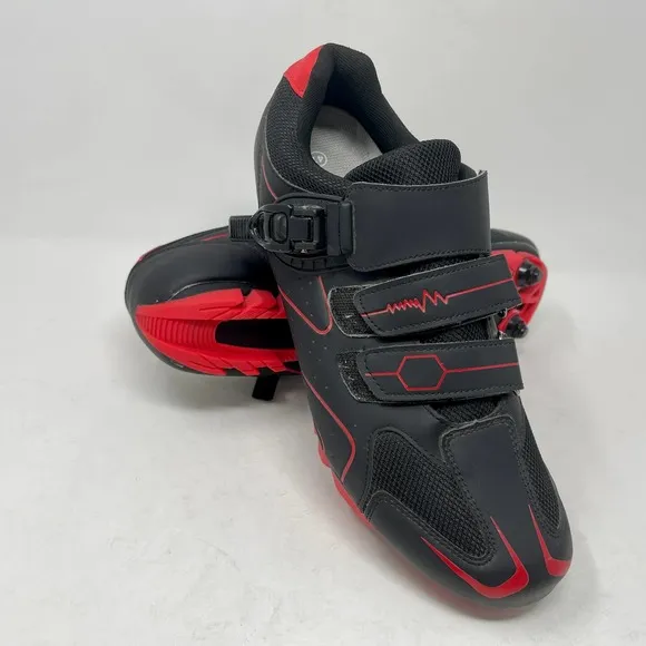 MTS Mountain &amp; Indoor Cycling Shoes Men's 12 Black Red 1755:L.5.1