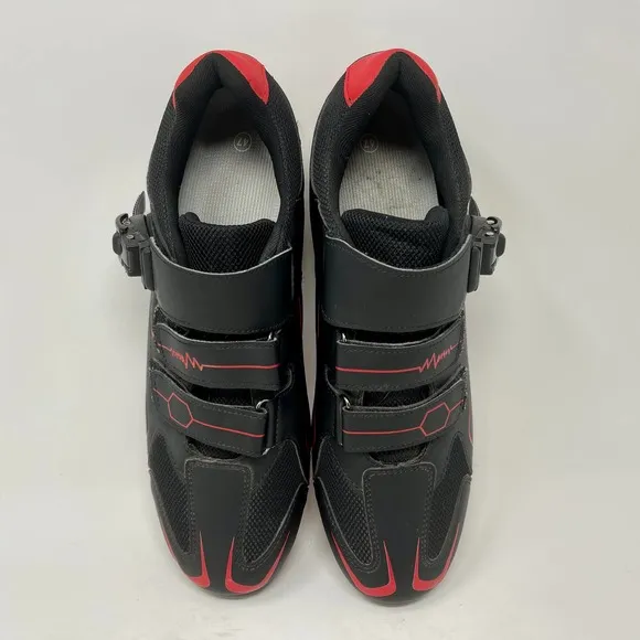 MTS Mountain &amp; Indoor Cycling Shoes Men's 12 Black Red 1755:L.5.1