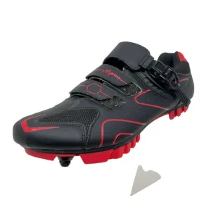 MTS Mountain &amp; Indoor Cycling Shoes Men's 12 Black Red 1755:L.5.1