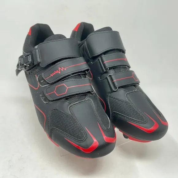 MTS Mountain &amp; Indoor Cycling Shoes Men's 12 Black Red 1755:L.5.1