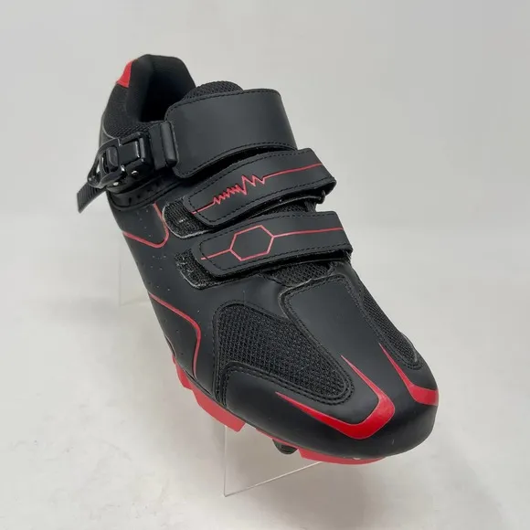 MTS Mountain &amp; Indoor Cycling Shoes Men's 12 Black Red 1755:L.5.1